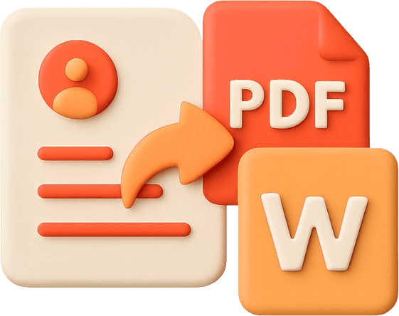 Import old CV from PDF or Word file