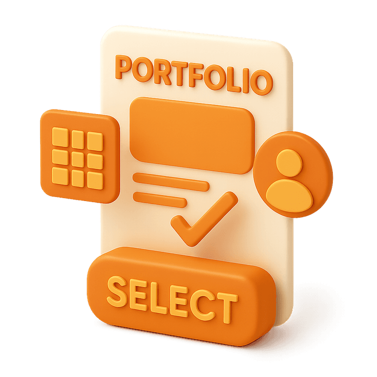 Choose a personal Portfolio template